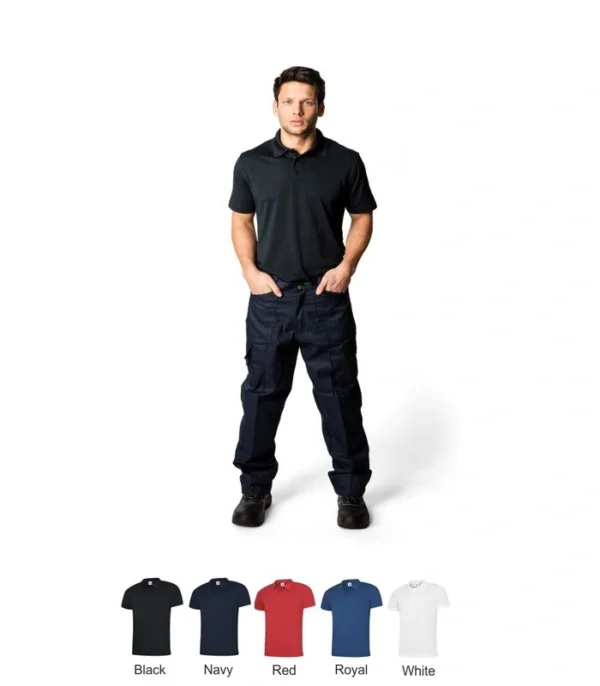 Uneek UC127 Men's Super Cool Workwear Polo Shirt